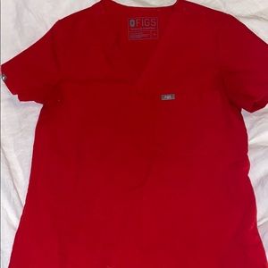 Set of figs red scrubs!!